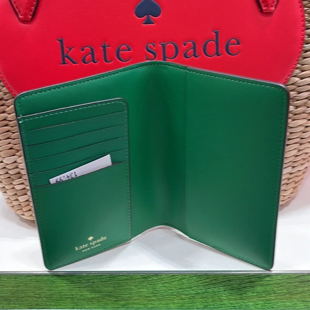 Kate Spade Watermelon Passport Holder NWT